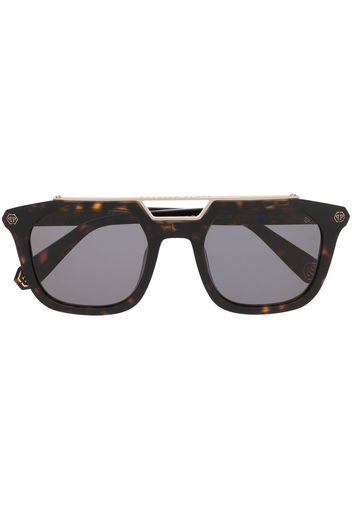 Philipp Plein Eyewear square-frame sunglasses - Marrone