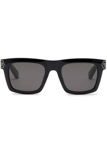 Philipp Plein Eyewear Occhiali da sole Square Plein Daily Masterpiece - Nero