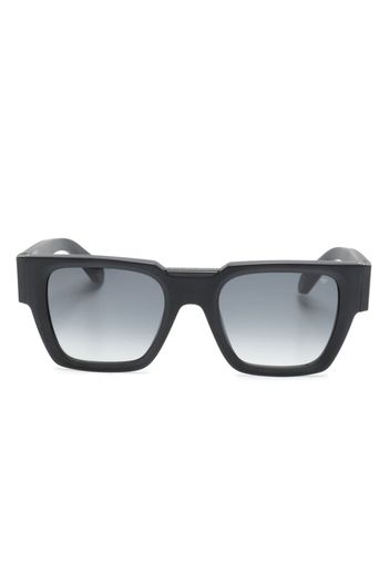 Philipp Plein Eyewear Occhiali da sole squadrati con placca logo - Nero