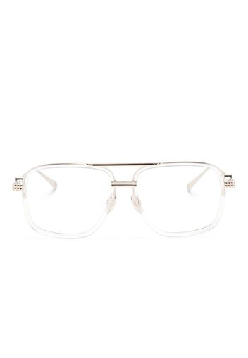 Philipp Plein Eyewear pilot-frame glasses - Argento