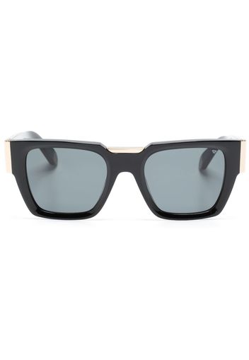 Philipp Plein Eyewear logo-engraved square-frame sunglasses - Nero