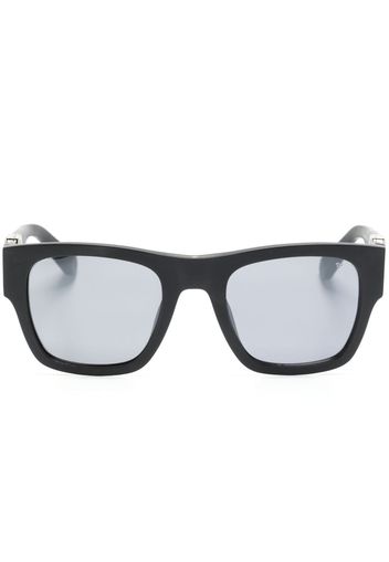 Philipp Plein Eyewear logo-plaque square-frame sunglasses - Nero