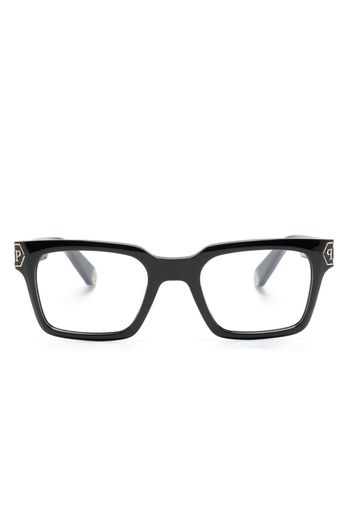 Philipp Plein Eyewear Daily Masterpiece Hexagon glasses - Nero