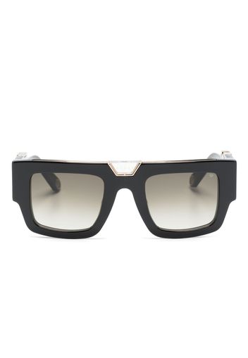 Philipp Plein Eyewear Occhiali da sole squadrati con logo - Nero