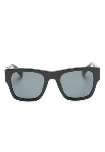 Philipp Plein Eyewear Occhiali da sole squadrati con placca logo - Nero