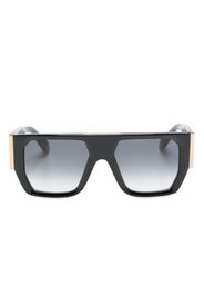 Philipp Plein Eyewear Occhiali da sole squadrati con logo - Nero