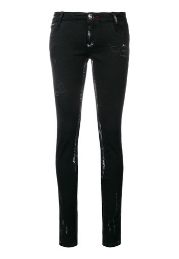 Jeans skinny effetto vissuto