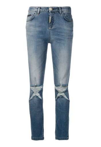 Jeans skinny effetto vissuto