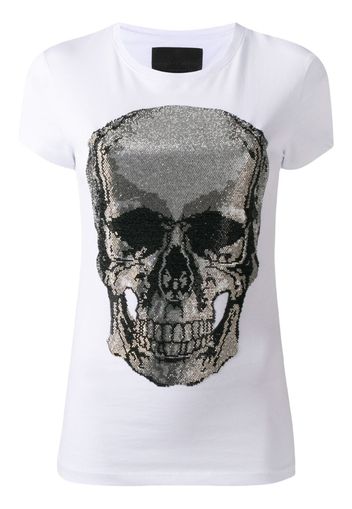 skull print T-shirt