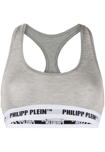 logo band sports bra