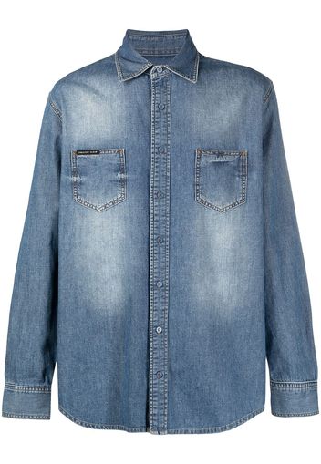 Philipp Plein Camicia denim - Blu