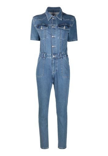 Philipp Plein Tuta intera denim - Blu