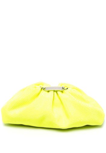 Philipp Plein Mini Pillow embellished clutch bag - Giallo