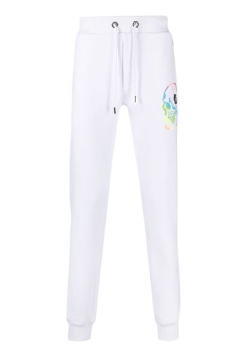 Philipp Plein Pantaloni sportivi con stampa - Bianco