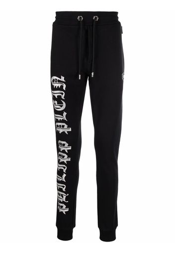 Philipp Plein Joggers con stampa - Nero