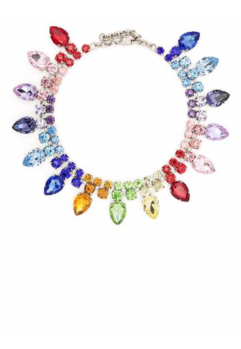 Philipp Plein crystal-embellished necklace - Blu