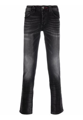 Philipp Plein Jeans dritti - Grigio