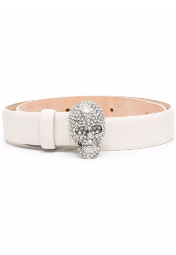 Philipp Plein Iconic Plein skull-embellished belt - Toni neutri