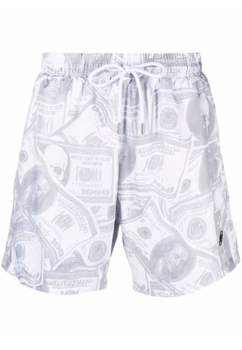 Philipp Plein dollar-print swimming shorts - Nero