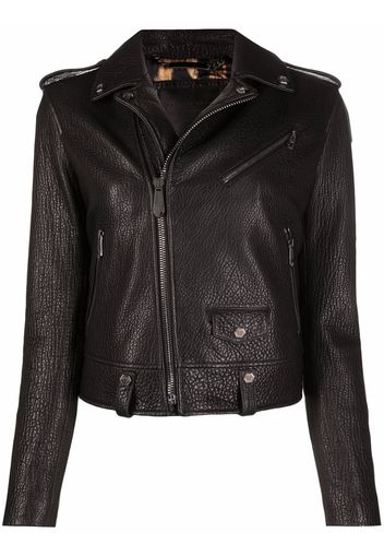 Philipp Plein Giacca biker Iconic - Nero