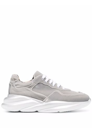 Philipp Plein Sneakers con effetto metallizzato - 70 SILVER