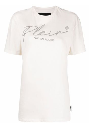 Philipp Plein T-shirt con logo - Toni neutri