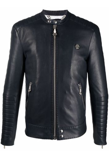 Philipp Plein Giacca con ricamo - Blu