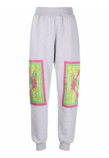 Philipp Plein Pantaloni sportivi con stampa New Baroque - Grigio