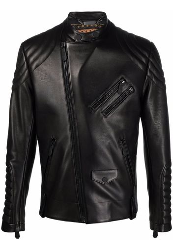 Philipp Plein Giacca biker Paradise Panther - Nero