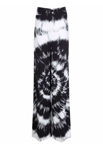 Philipp Plein Pantaloni con fantasia tie dye Cady - Nero