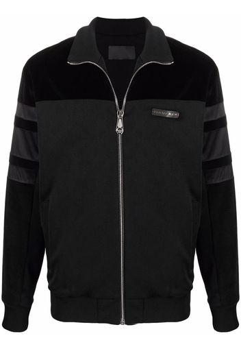 Philipp Plein Bomber con stampa - Nero