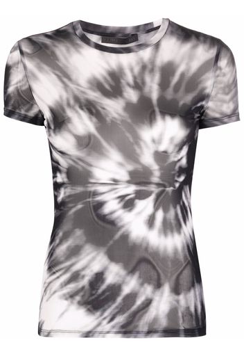 Philipp Plein T-shirt con fantasia tie dye - Grigio