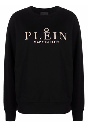 Philipp Plein Iconic Plein long-sleeve sweatshirt - Nero