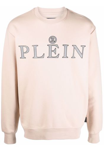 Philipp Plein logo crew-neck sweatshirt - Toni neutri