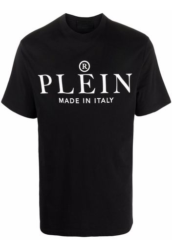 Philipp Plein T-shirt con stampa Made In Italy - Nero