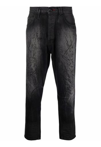 Philipp Plein carrot-fit denim jeans - Nero