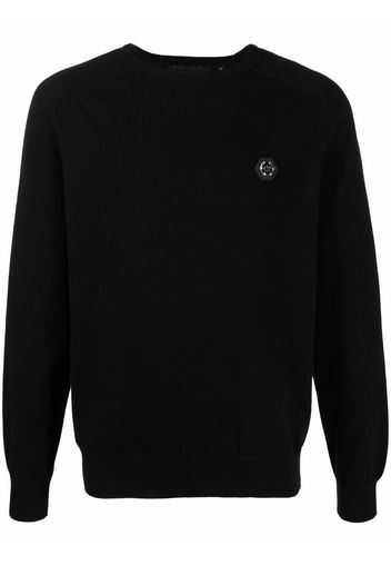 Philipp Plein Maglione con applicazione - Nero