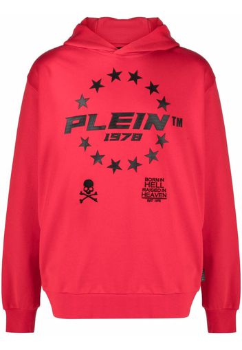 Philipp Plein Felpa con stampa - Rosso