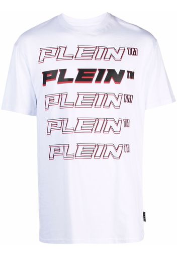 Philipp Plein T-shirt Plein con logo - Bianco