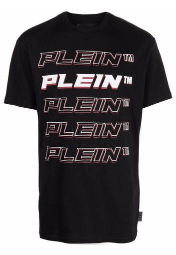 Philipp Plein T-shirt Plein con logo - Nero