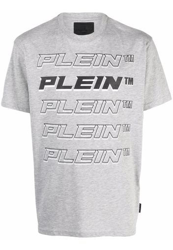 Philipp Plein T-shirt Plein con logo - Grigio