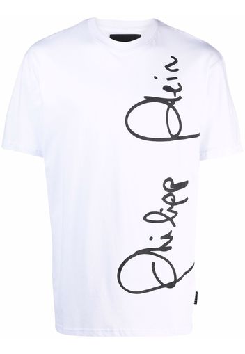 Philipp Plein T-shirt con logo - Bianco