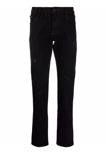 Philipp Plein Jeans dritti - Nero