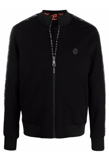 Philipp Plein Bomber con applicazione - Nero