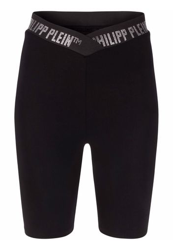 Philipp Plein Stones super high waist shorts - Nero