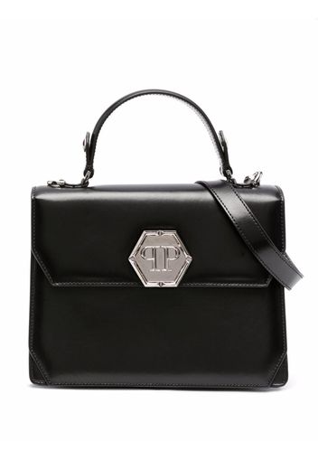 Philipp Plein hexagon logo tote bag - Nero