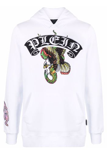 Philipp Plein Felpa con stampa - Bianco