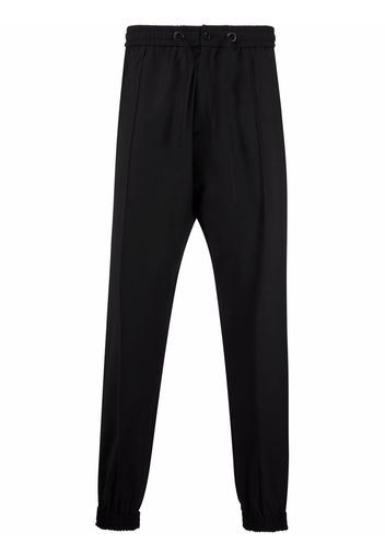 Philipp Plein Pantaloni sportivi con strass - Nero