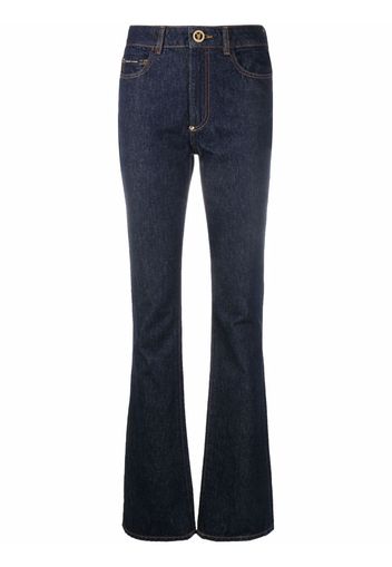 Philipp Plein Jeans svasati a vita alta - Blu