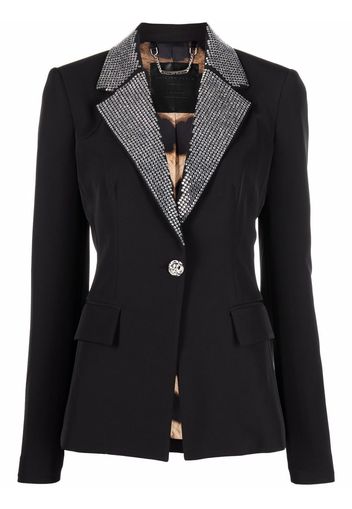 Philipp Plein Cady crystal-embellished blazer - Nero